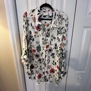 Floral Print Women's Top